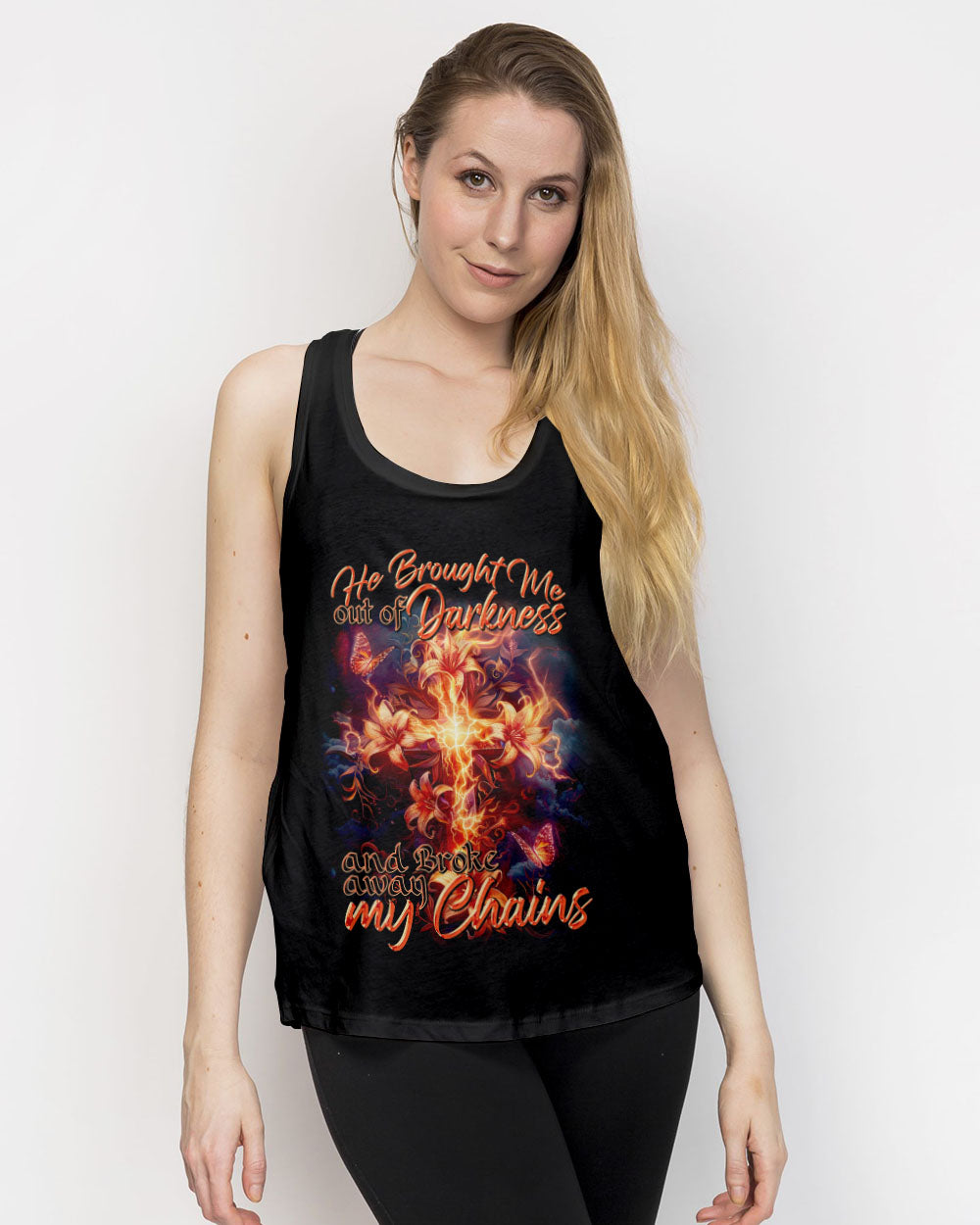 He Brought Me Out Of Darkness Women's All Over Print Shirt - Tytd2304244