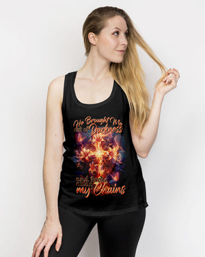 He Brought Me Out Of Darkness Women's All Over Print Shirt - Tytd2304244