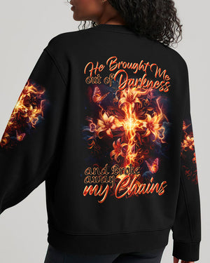 He Brought Me Out Of Darkness Women's All Over Print Shirt - Tytd2304244