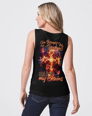 He Brought Me Out Of Darkness Women's All Over Print Shirt - Tytd2304244