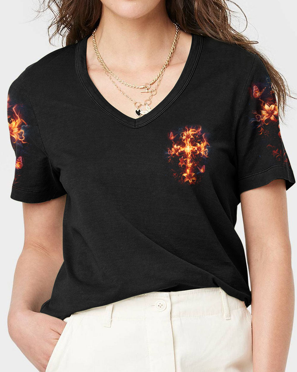 He Brought Me Out Of Darkness Women's All Over Print Shirt - Tytd2304244