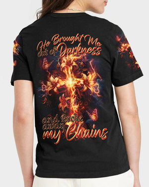 He Brought Me Out Of Darkness Women's All Over Print Shirt - Tytd2304244