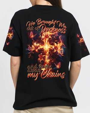 He Brought Me Out Of Darkness Women's All Over Print Shirt - Tytd2304244