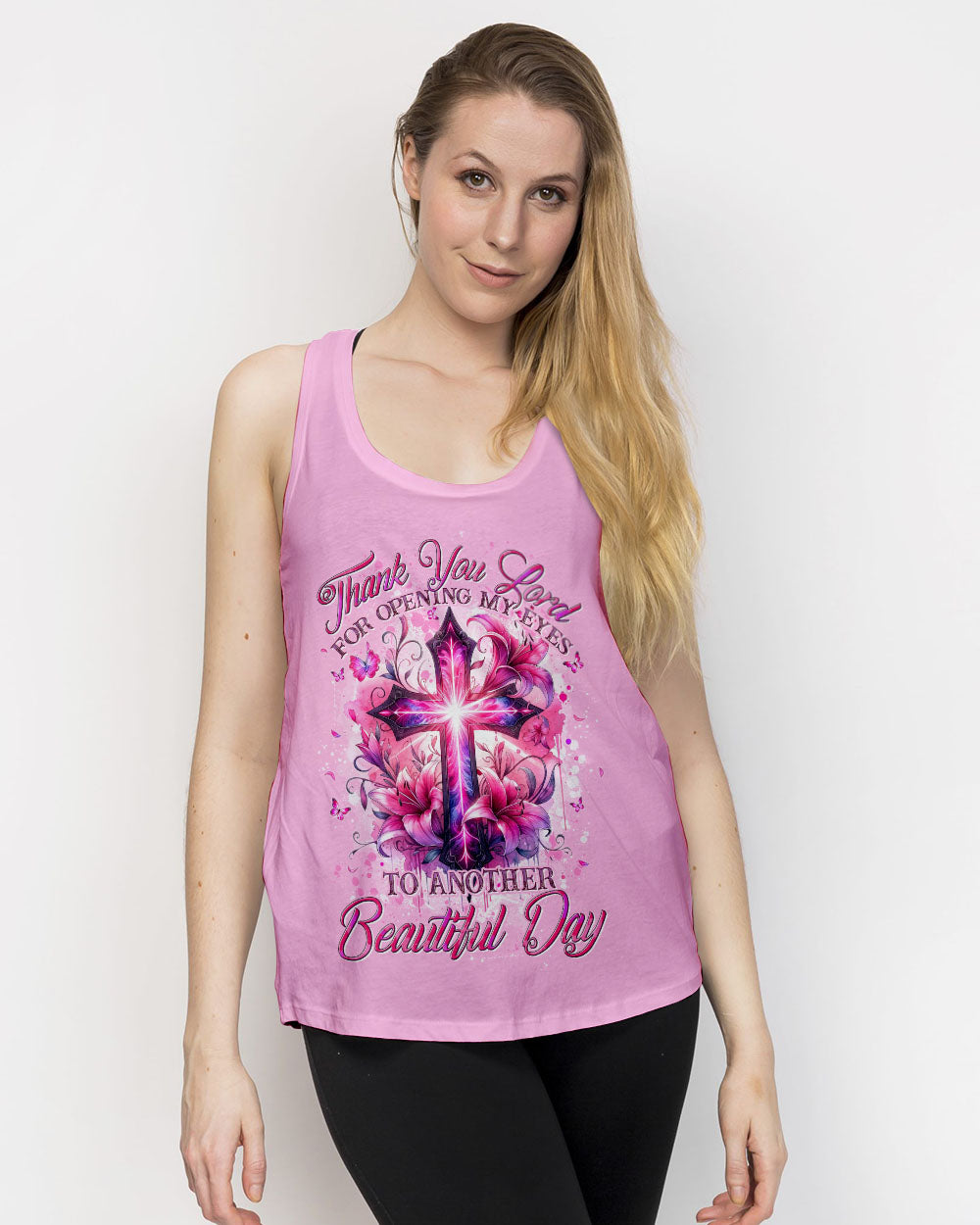 Thank You Lord For Opening My Eyes Women's All Over Print Shirt - Tytd2305241