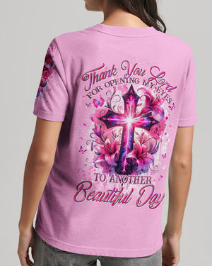 Thank You Lord For Opening My Eyes Women's All Over Print Shirt - Tytd2305241