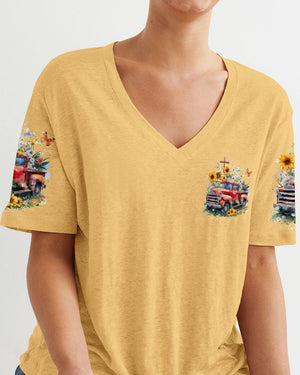 Jesus Take The Wheel Women's All Over Print Shirt - Tytd2307241