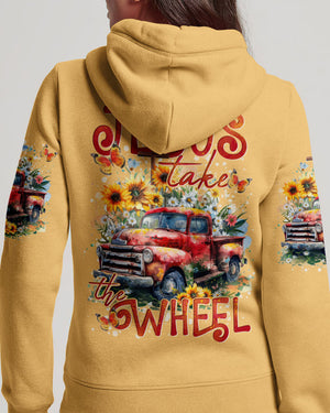 Jesus Take The Wheel Women's All Over Print Shirt - Tytd2307241