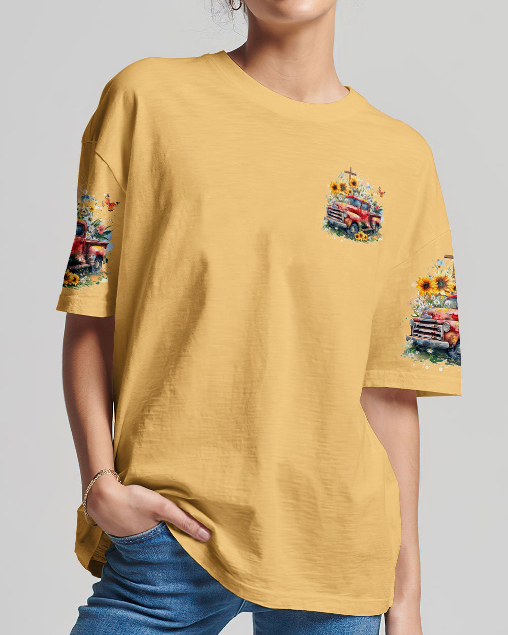 Jesus Take The Wheel Women's All Over Print Shirt - Tytd2307241