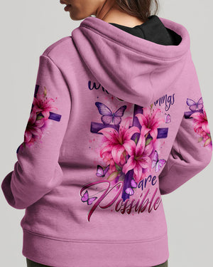 With God All Things Are Possible Women's All Over Print Shirt - Tytd2307251