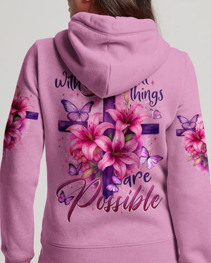 With God All Things Are Possible Women's All Over Print Shirt - Tytd2307251