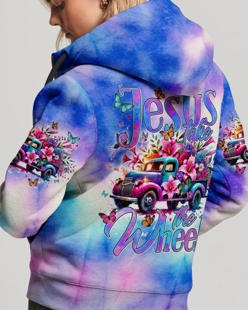 Jesus Take The Wheel Women's All Over Print Shirt - Tytd2407244