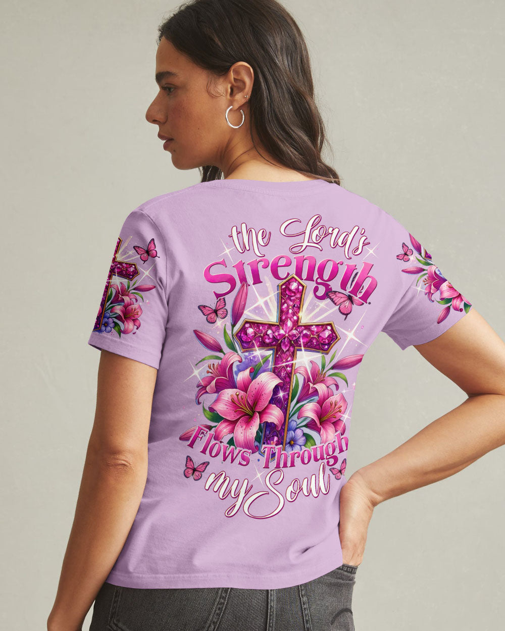 The Lord's Strength Flows Through My Soul Women's All Over Print Shirt - Tytd2502251