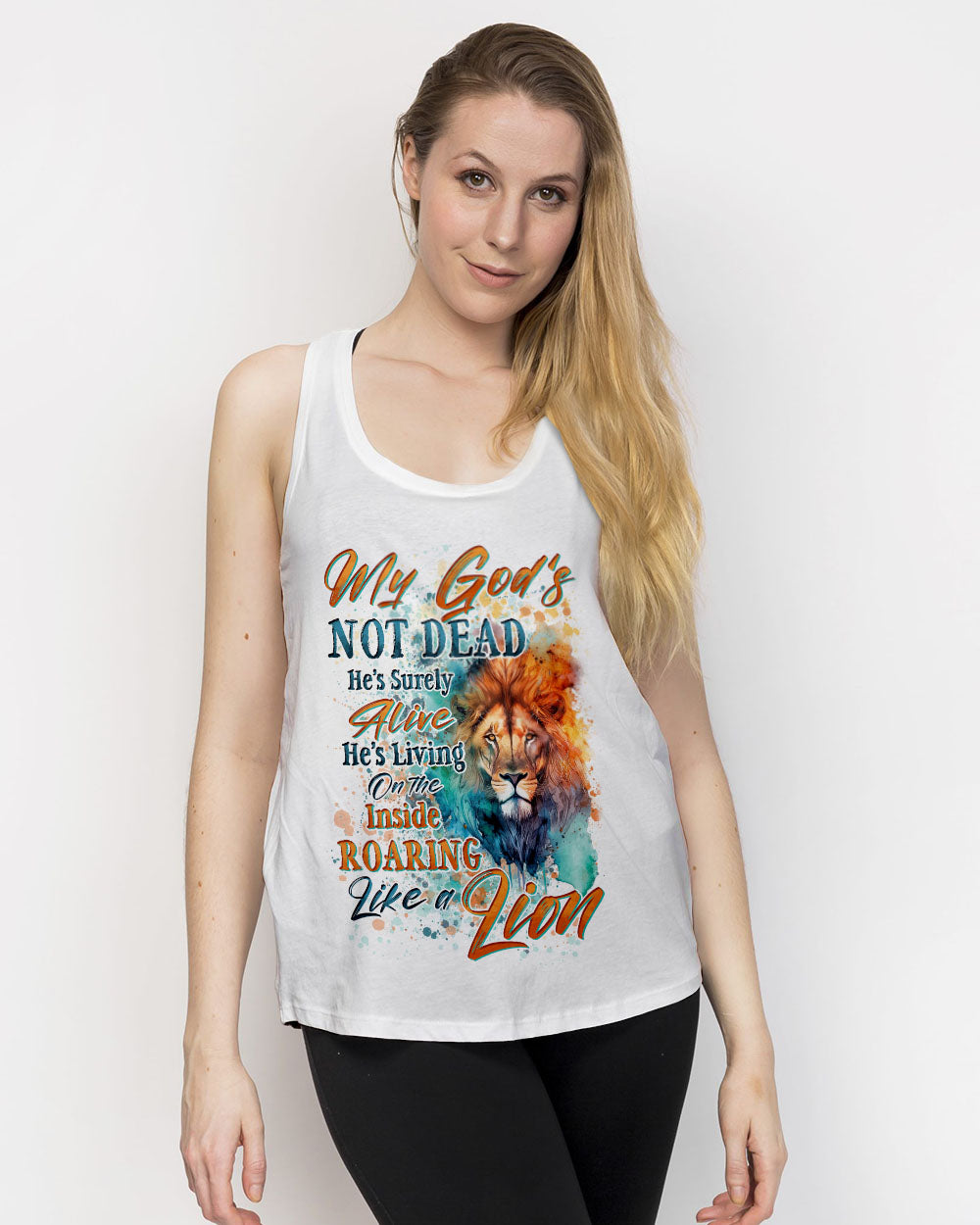 My God's Not Dead Lion Women's All Over Print Shirt - Tytd2504244