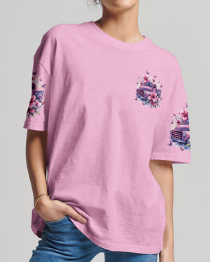 Jesus Take The Wheel Lilies Women's All Over Print Shirt - Tytd2509242
