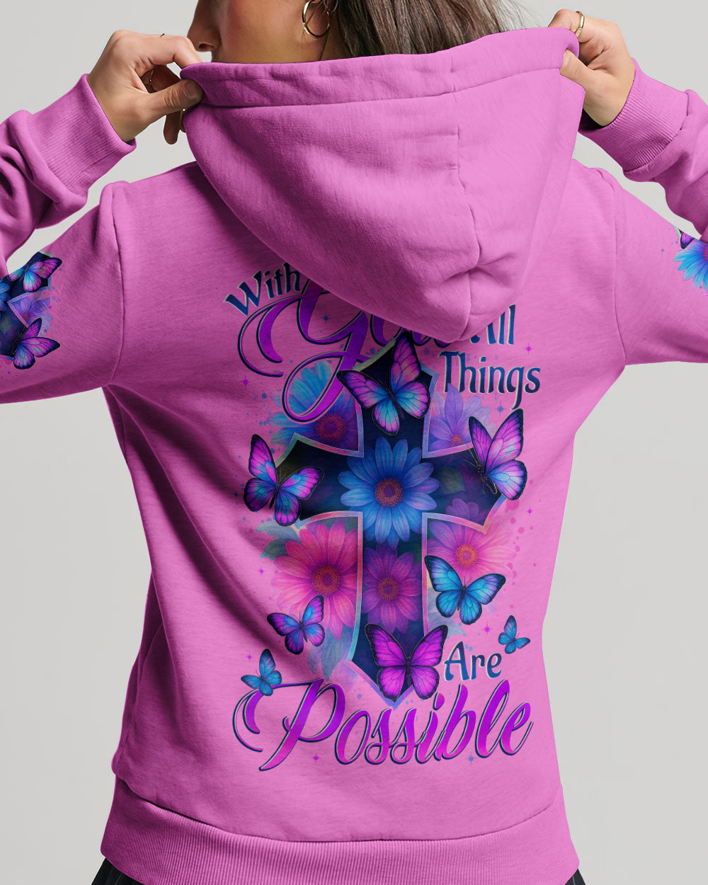 With God All Things Are Possible Women's All Over Print Shirt - Tytd2705251