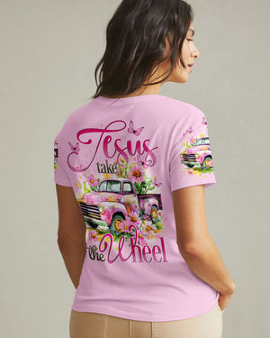 Jesus Take The Wheel Women's All Over Print Shirt - Tytd2802253