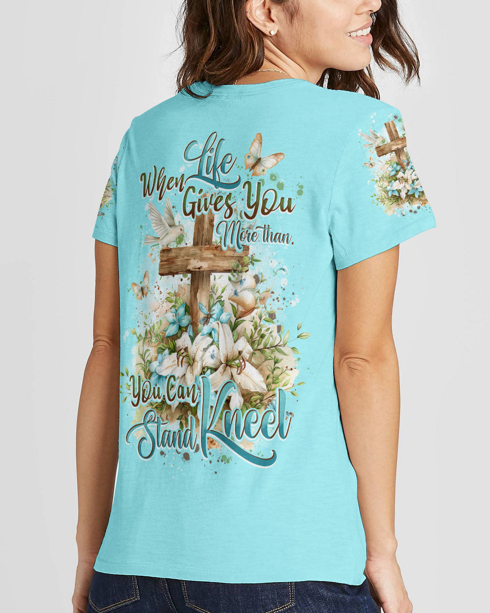 When Life Gives You More Than You Can Stand Women's All Over Print Shirt - Tytd2803246