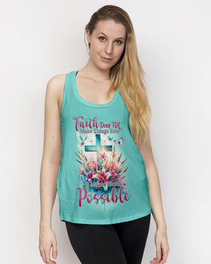 Faith Does Not Make Things Easy Women's All Over Print Shirt - Tytd2810231
