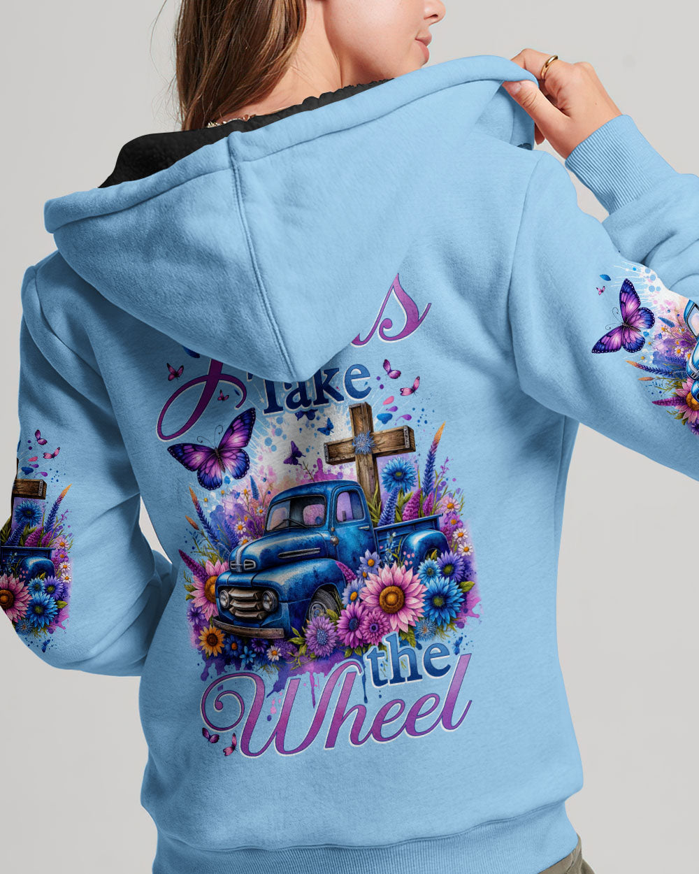 Jesus Take The Wheel Women's All Over Print Shirt - Tytd2811231