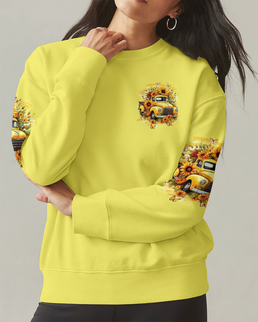 Jesus Take The Wheel Sunflowers Women's All Over Print Shirt - Tytd2911251
