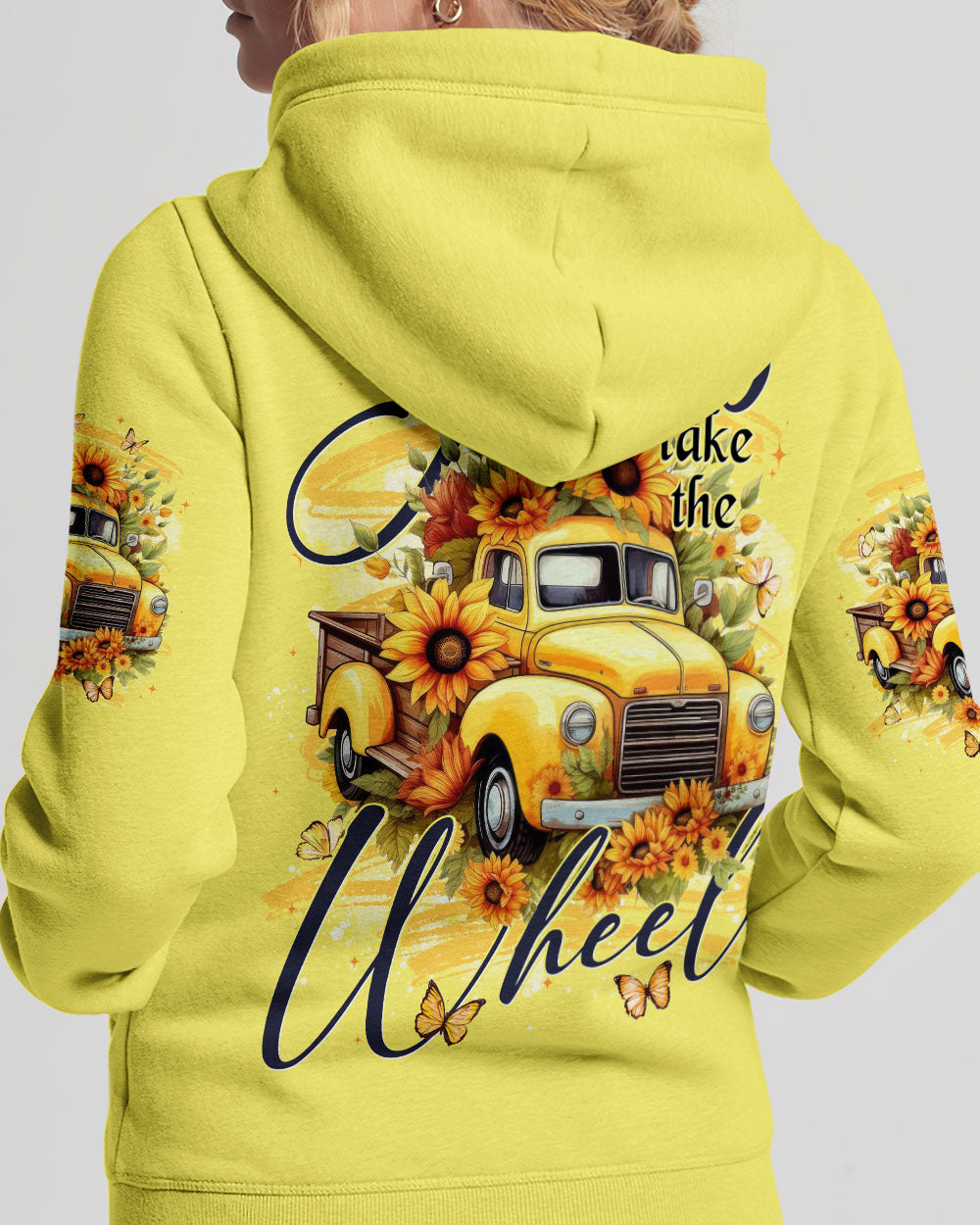 Jesus Take The Wheel Sunflowers Women's All Over Print Shirt - Tytd2911251