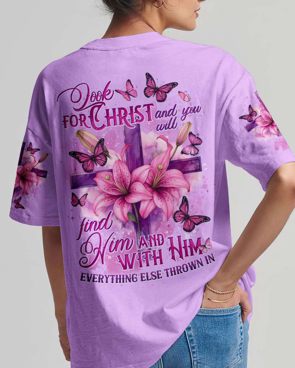 Look For Christ And You Will Find Him Women's All Over Print Shirt - Tytd3007253