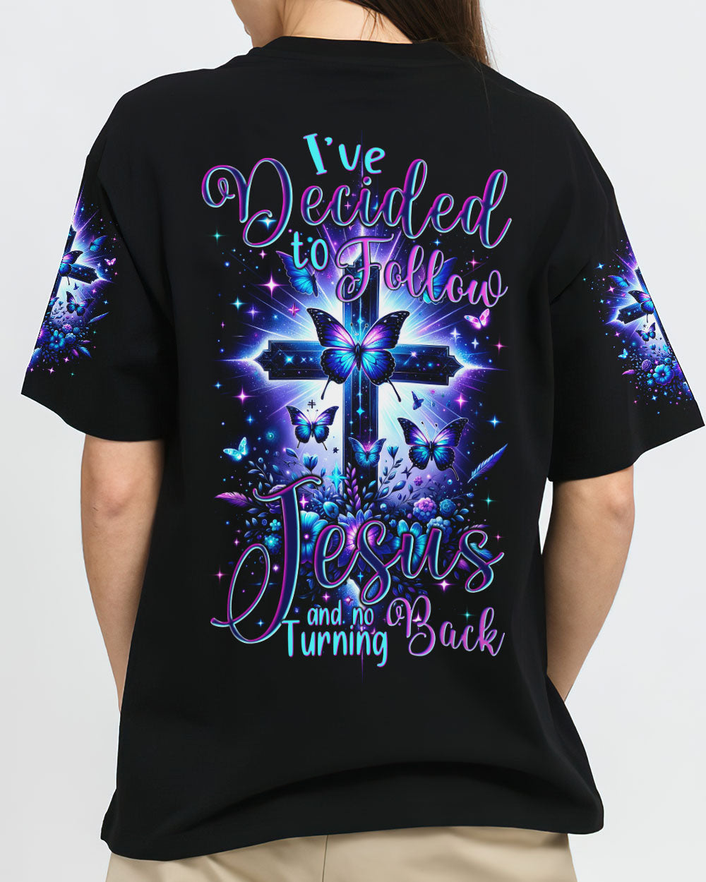 I’ve Decided To Follow Jesus Women's All Over Print Shirt - Tytm0102242