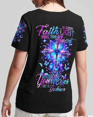 Faith Is Seeing Light Women's All Over Print Shirt - Tytm0103243