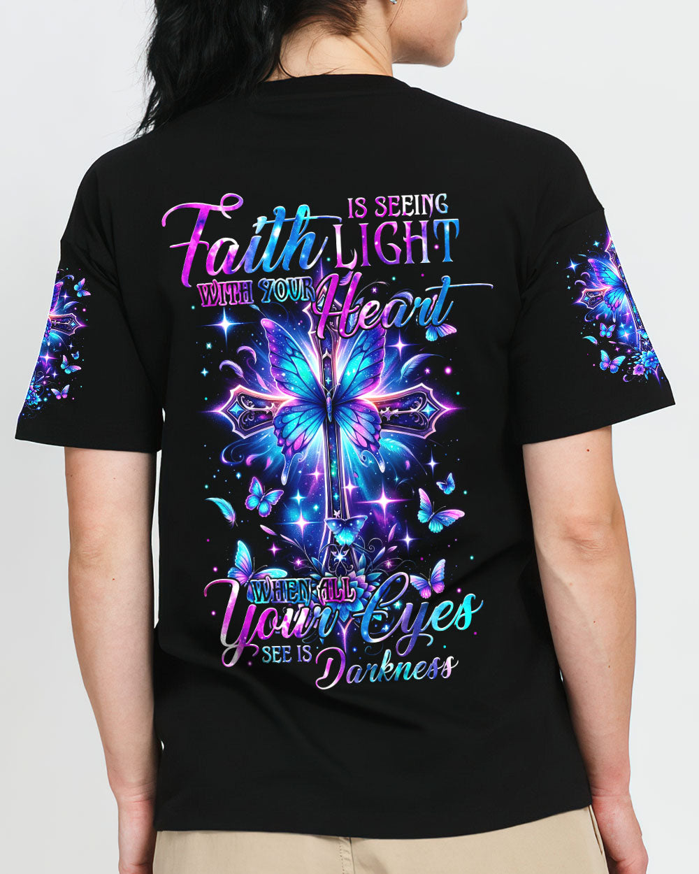 Faith Is Seeing Light Women's All Over Print Shirt - Tytm0103243