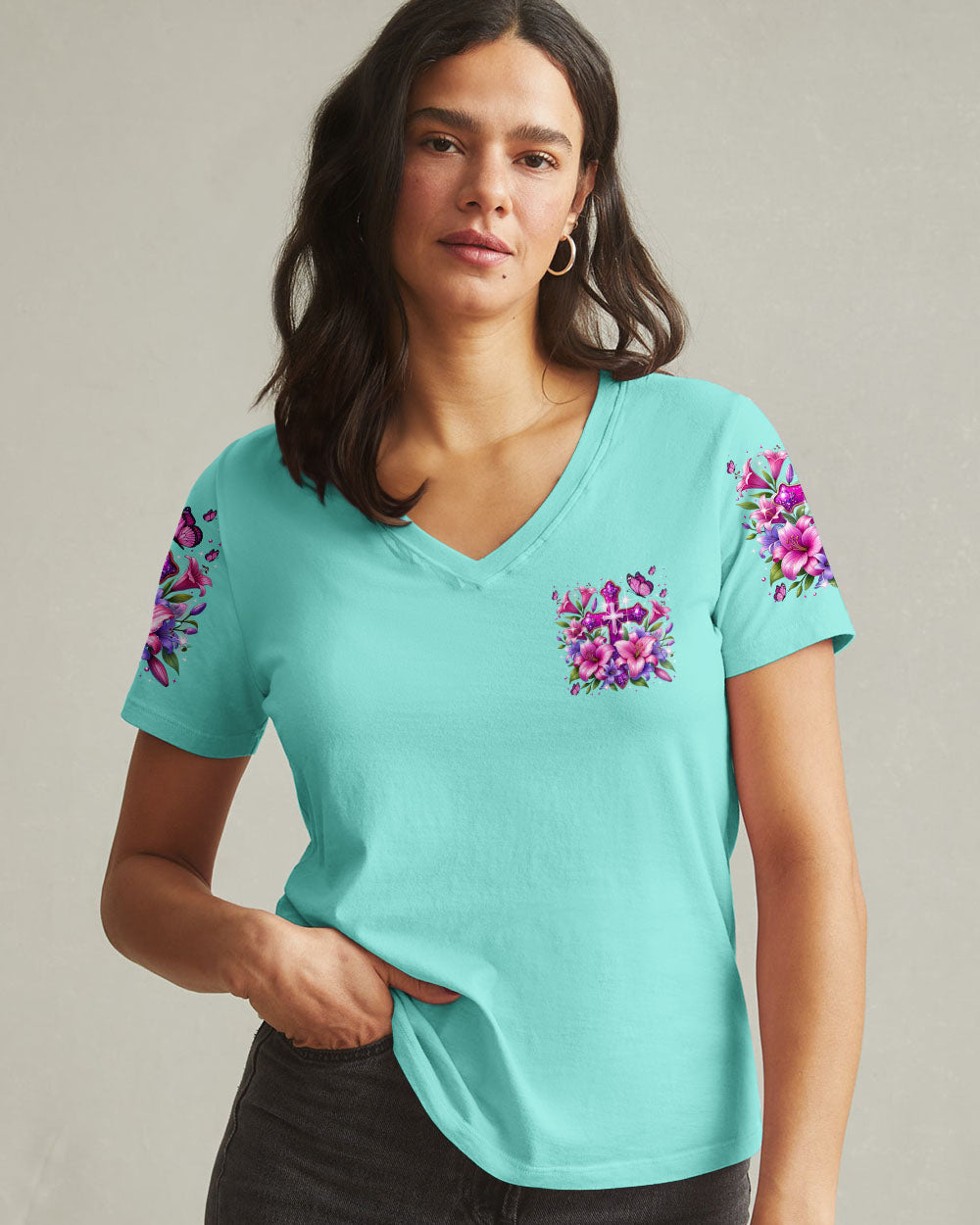 I Want To Be So Full Of Christ Women's All Over Print Shirt - Tytm0303253