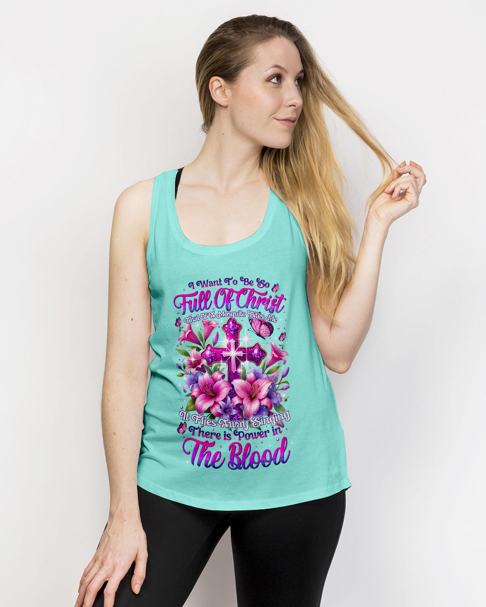 I Want To Be So Full Of Christ Women's All Over Print Shirt - Tytm0303253