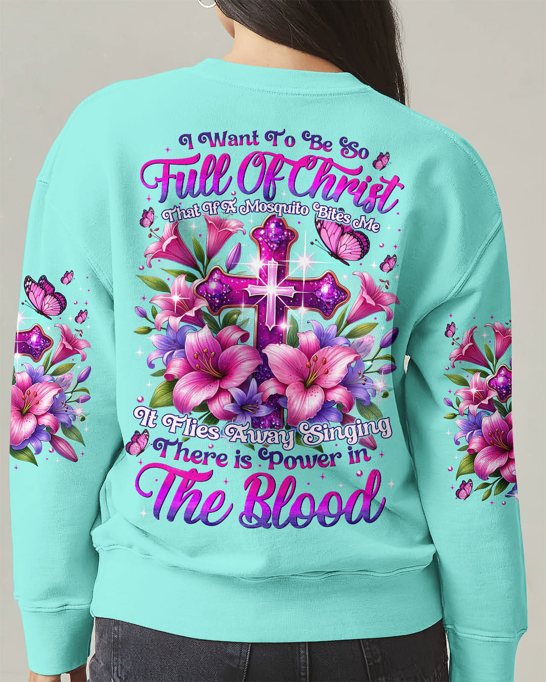 I Want To Be So Full Of Christ Women's All Over Print Shirt - Tytm0303253