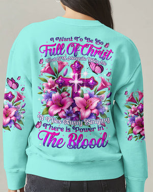 I Want To Be So Full Of Christ Women's All Over Print Shirt - Tytm0303253