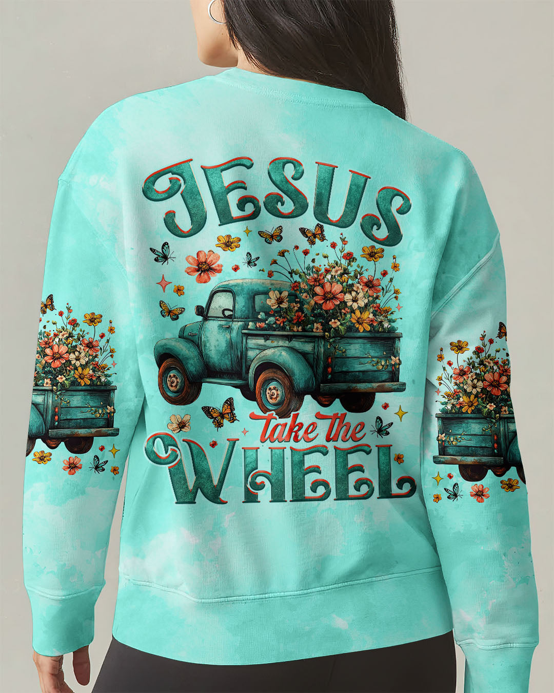 Jesus Take The Wheel Women's All Over Print Shirt - Tytm0304253