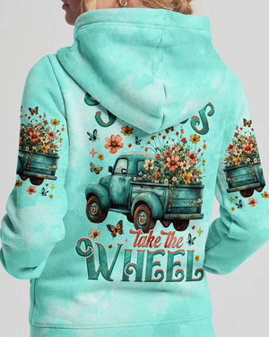 Jesus Take The Wheel Women's All Over Print Shirt - Tytm0304253