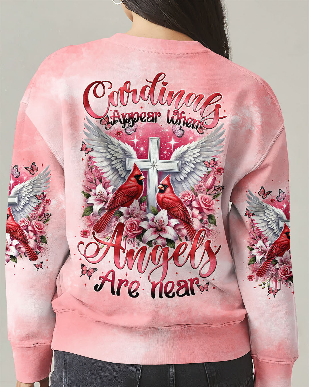 Cardinals Appear When Angels Are Near Women's All Over Print Shirt - Tytm0401253