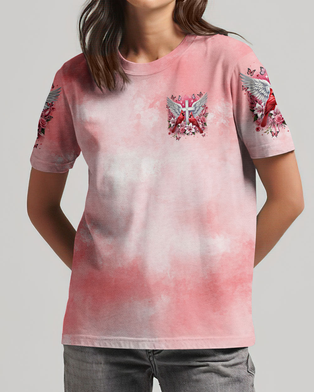 Cardinals Appear When Angels Are Near Women's All Over Print Shirt - Tytm0401253