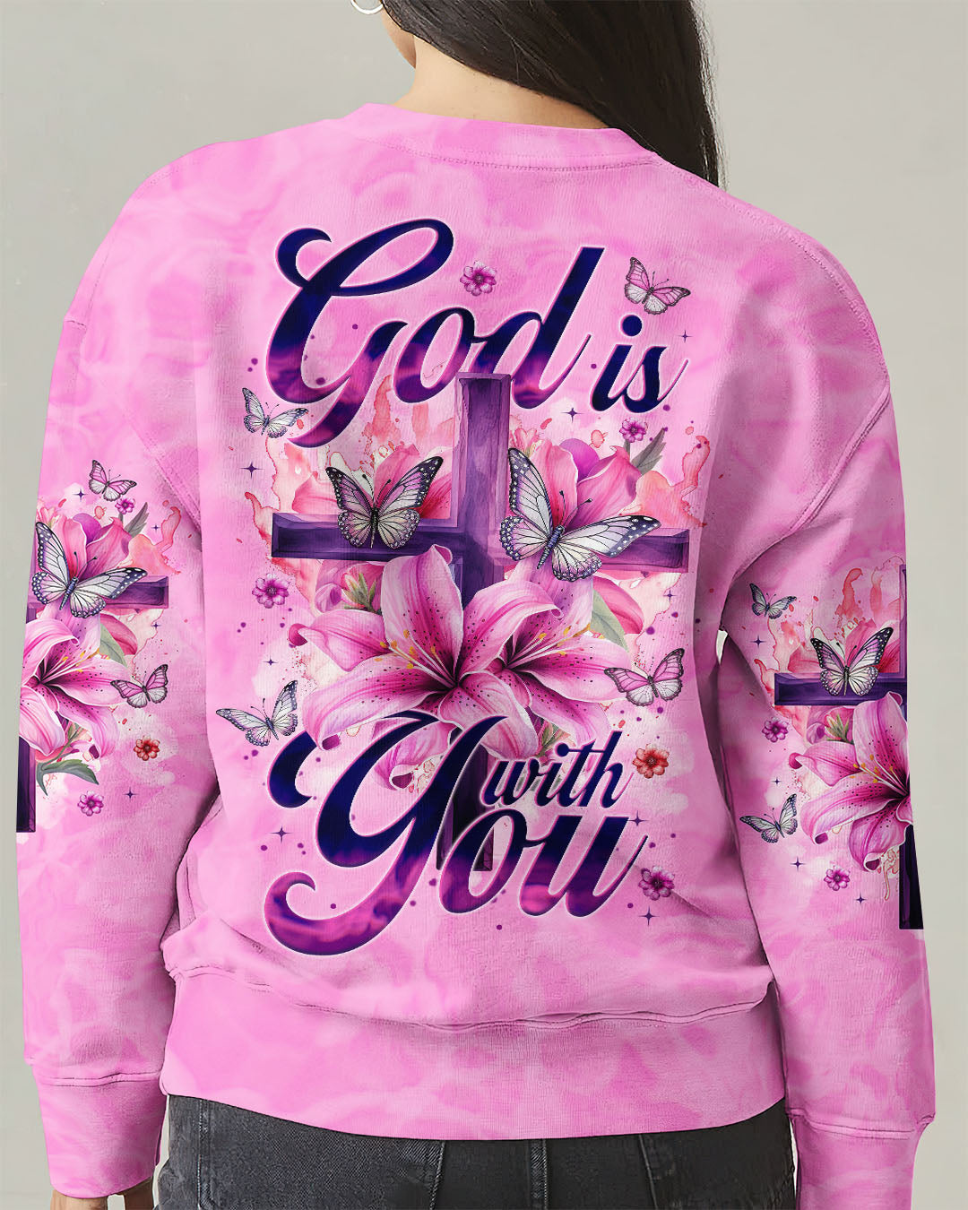 God Is With You Women's All Over Print Shirt - Tytm0402251