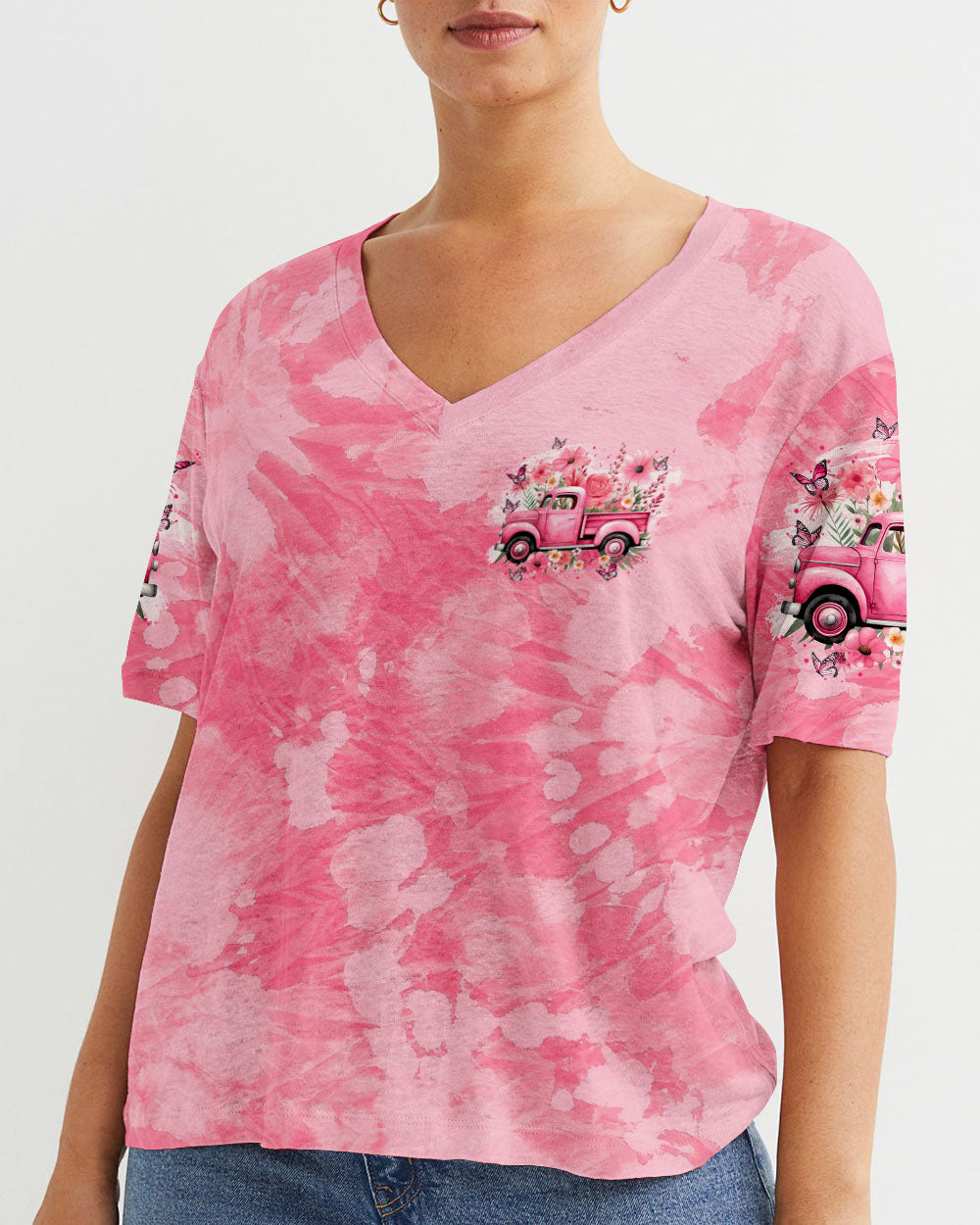 Jesus Take The Wheel Tie Dye Women's All Over Print Shirt - Tytm0405241