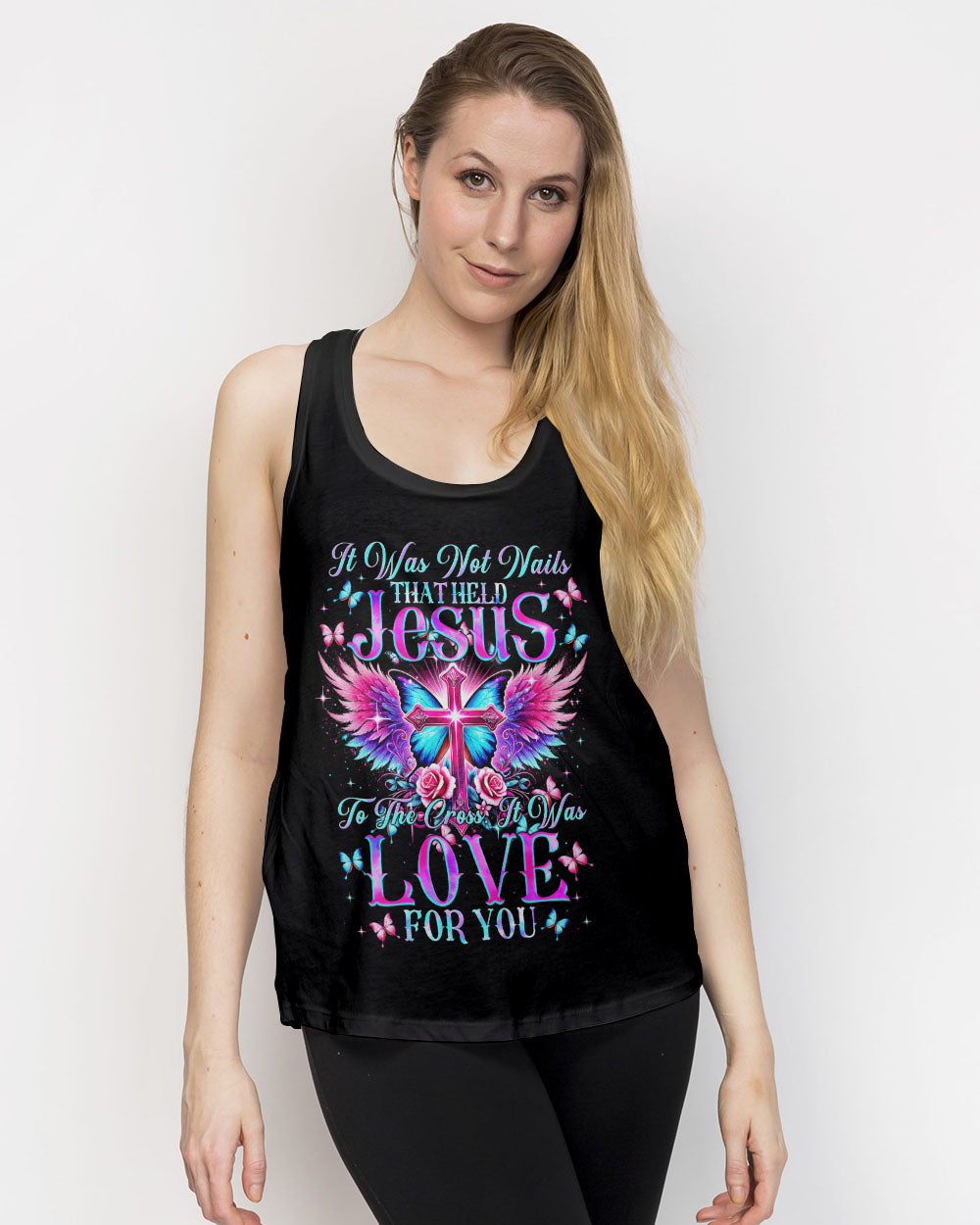It Was Not Nails That Held Jesus To The Cross Women's All Over Print Shirt - Tytm0407244