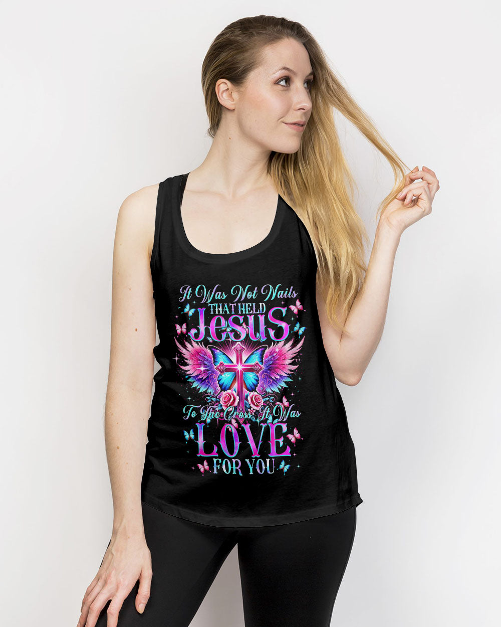 It Was Not Nails That Held Jesus To The Cross Women's All Over Print Shirt - Tytm0407244