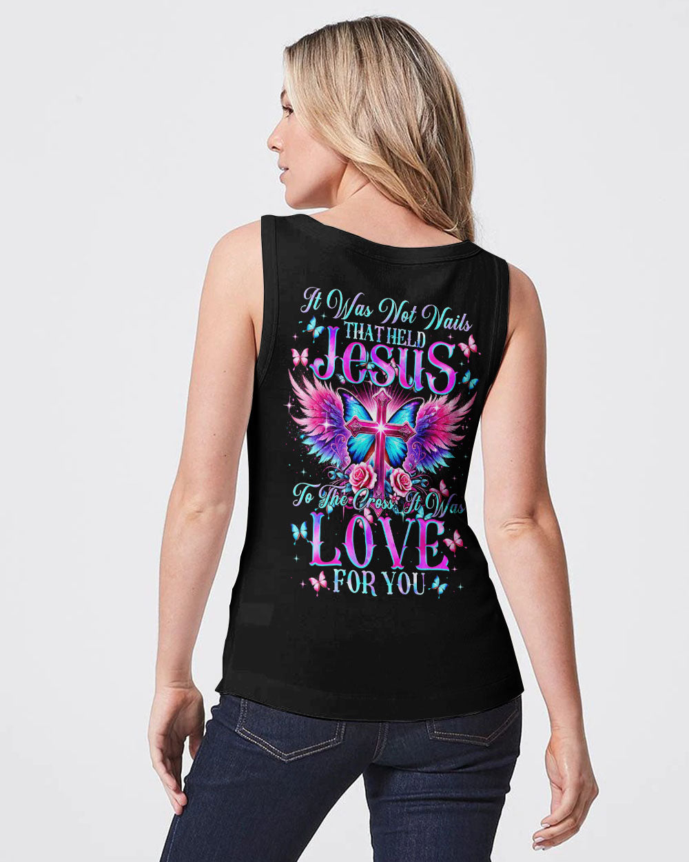 It Was Not Nails That Held Jesus To The Cross Women's All Over Print Shirt - Tytm0407244