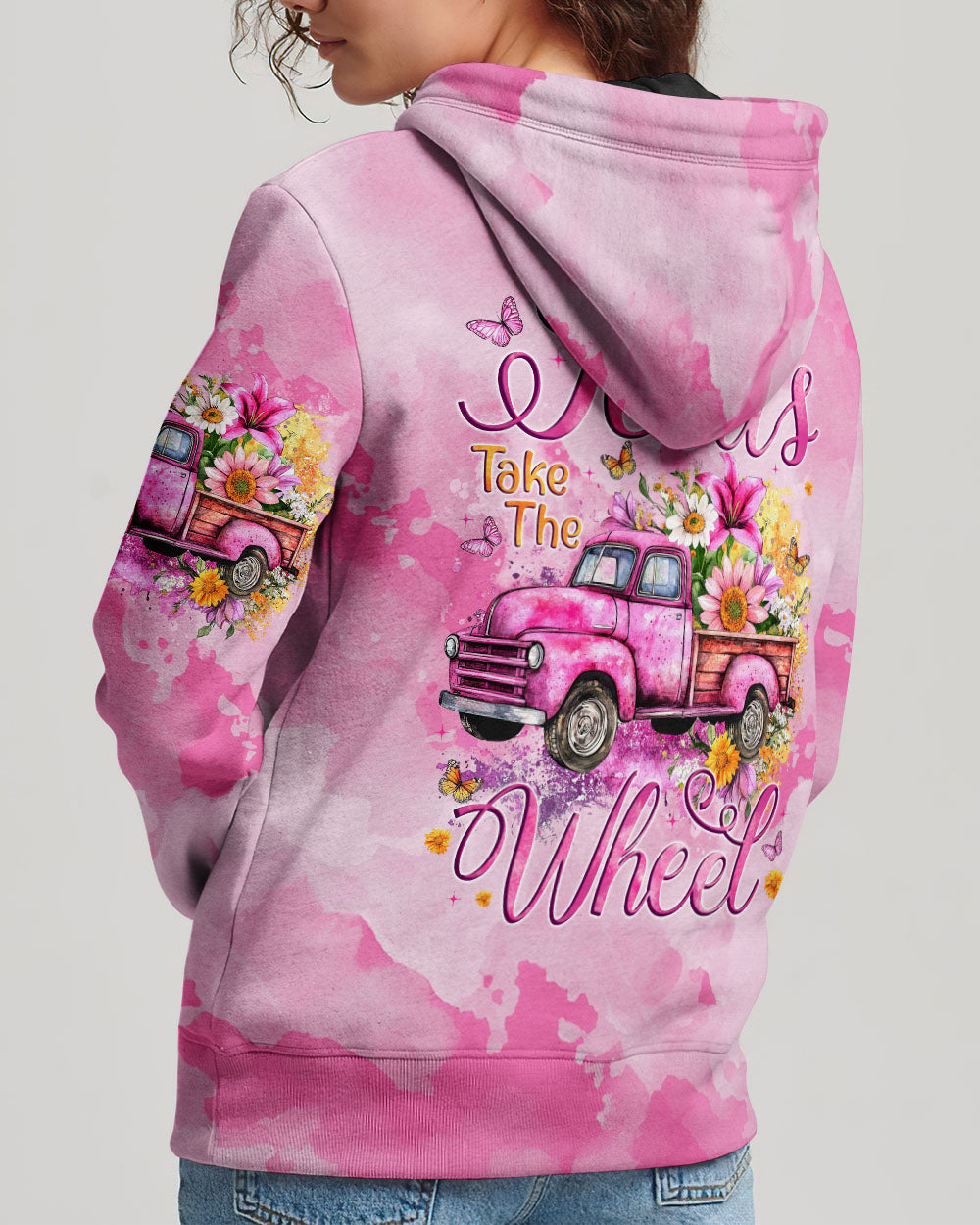 Jesus Take The Wheel Women's All Over Print Shirt - Tytm0509242