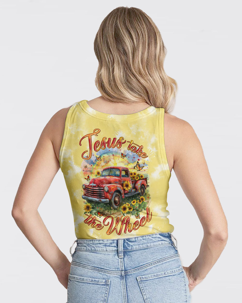 Jesus Take The Wheel Tie Dye Women's All Over Print Shirt - Tytm0603242