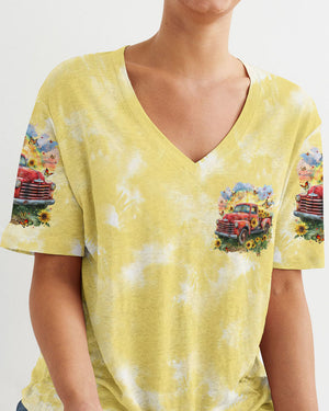 Jesus Take The Wheel Tie Dye Women's All Over Print Shirt - Tytm0603242