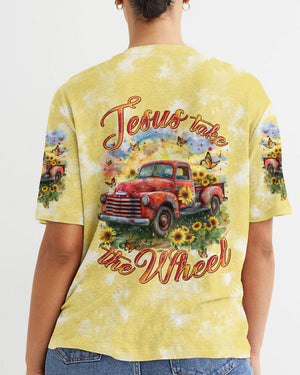 Jesus Take The Wheel Tie Dye Women's All Over Print Shirt - Tytm0603242