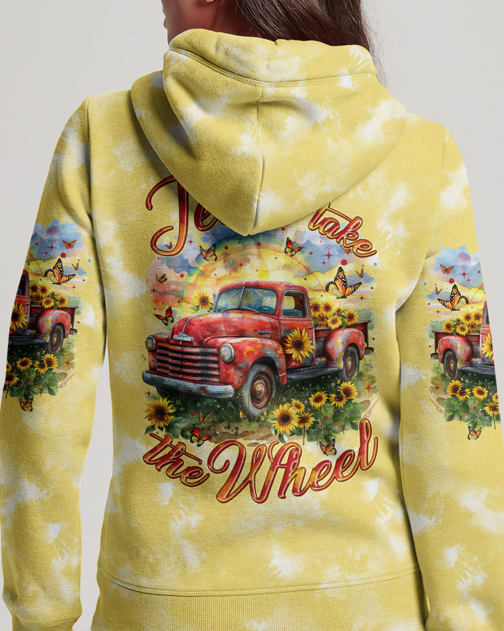 Jesus Take The Wheel Tie Dye Women's All Over Print Shirt - Tytm0603242