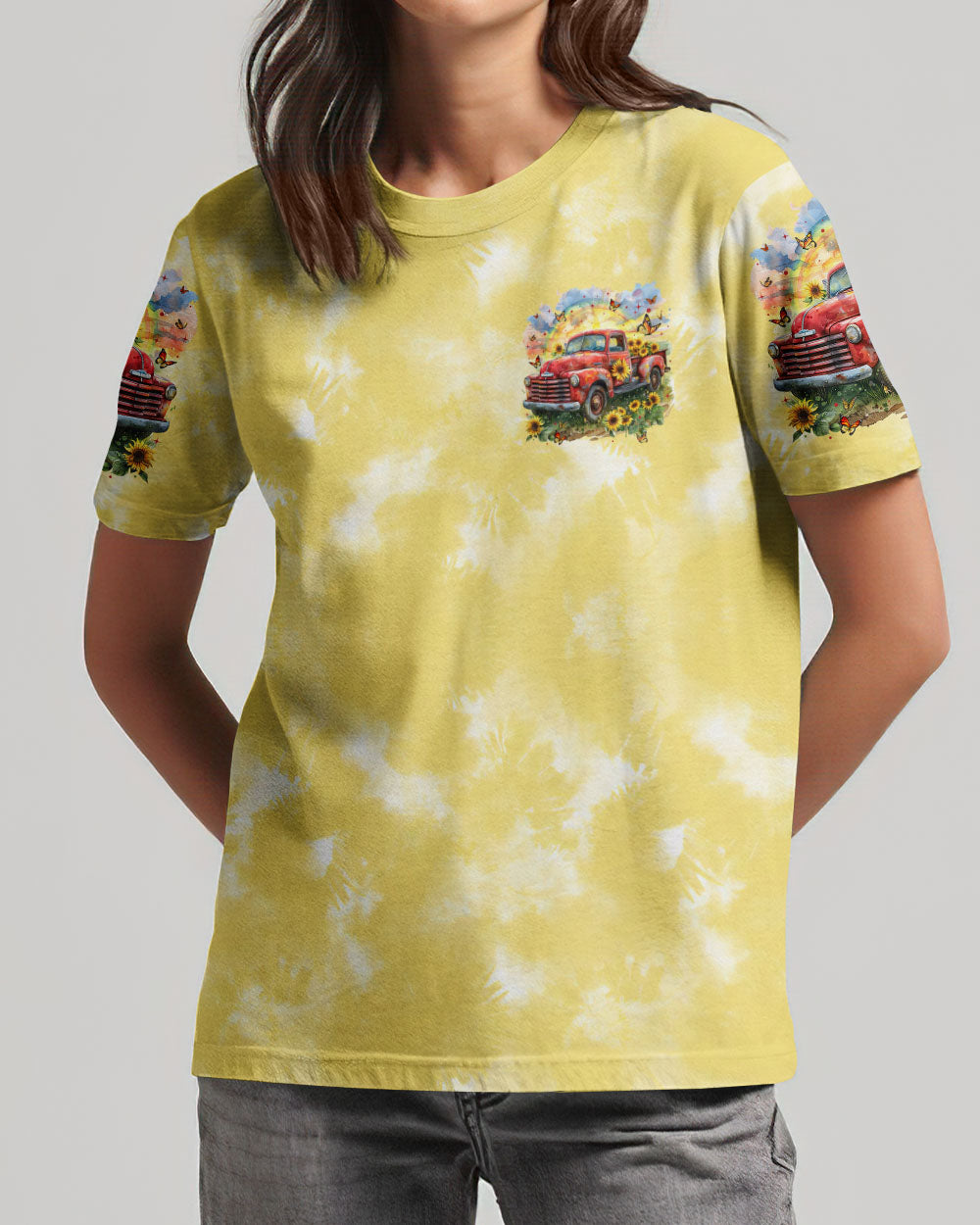 Jesus Take The Wheel Tie Dye Women's All Over Print Shirt - Tytm0603242