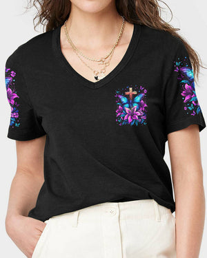 Trust God's Plan Butterfly Women's All Over Print Shirt - Tytm0603253