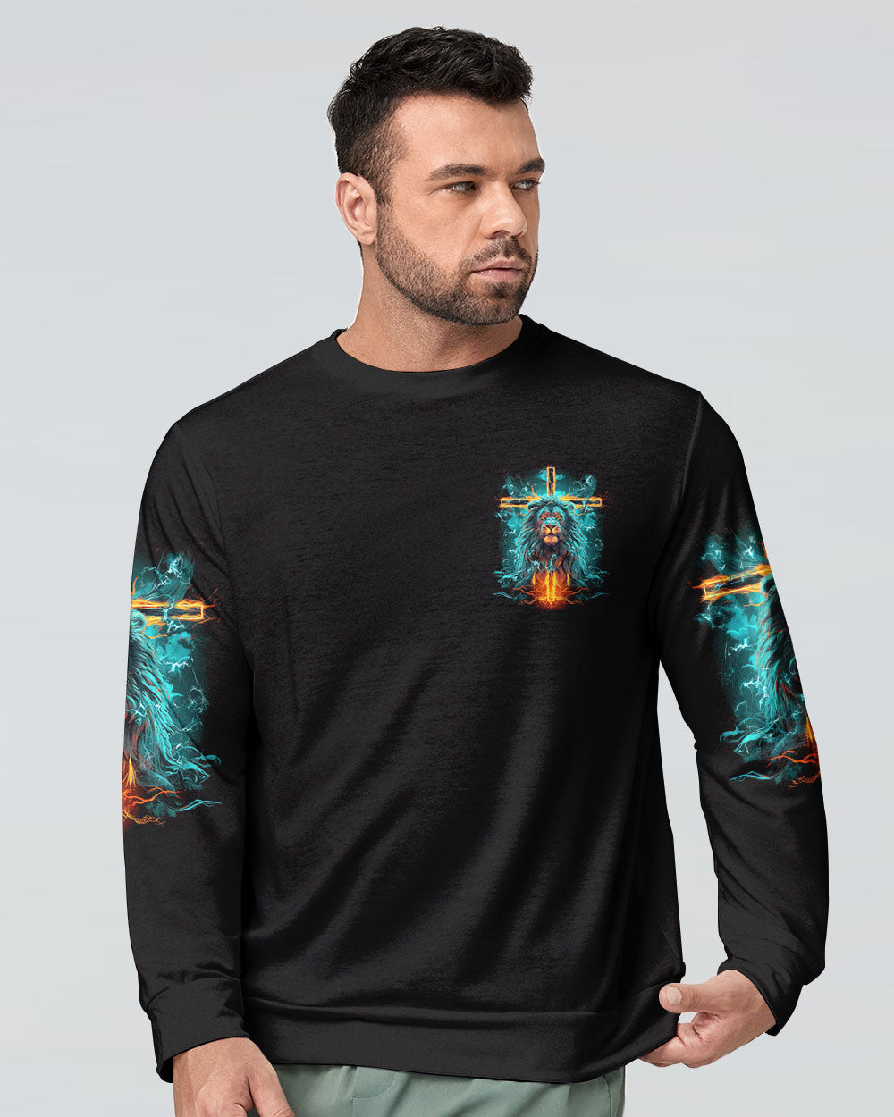 I Can Do All Things Through Christ Lion Men's All Over Print Shirt - Tytm0610232